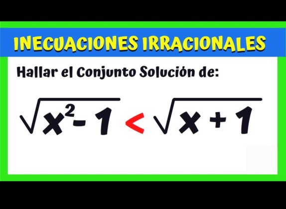 inecuaciones irracionales